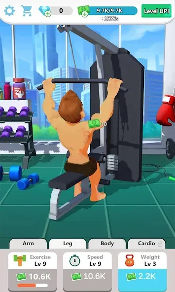 Скачать взломанную Muscle Tycoon 3D: MMA Boxing (Масл Тайкун 3D)  [МОД Все открыто] — стабильная версия apk на Андроид screen 4