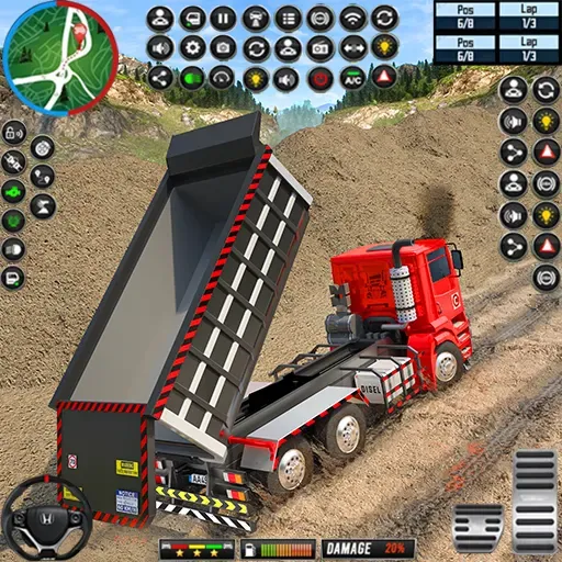 Взломанная Cargo Truck Driving Truck Game (Ойл трек геймс симулятор 3D)  [МОД Menu] — последняя версия apk на Андроид screen 1