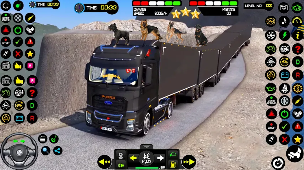 Взломанная Cargo Truck Driving Truck Game (Ойл трек геймс симулятор 3D)  [МОД Menu] — последняя версия apk на Андроид screen 2