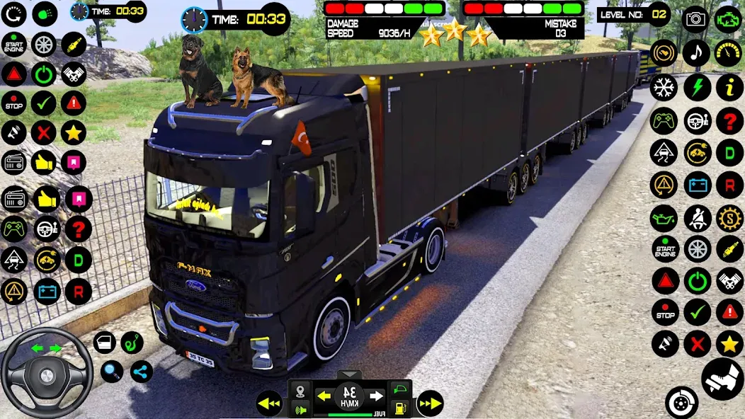 Взломанная Cargo Truck Driving Truck Game (Ойл трек геймс симулятор 3D)  [МОД Menu] — последняя версия apk на Андроид screen 3