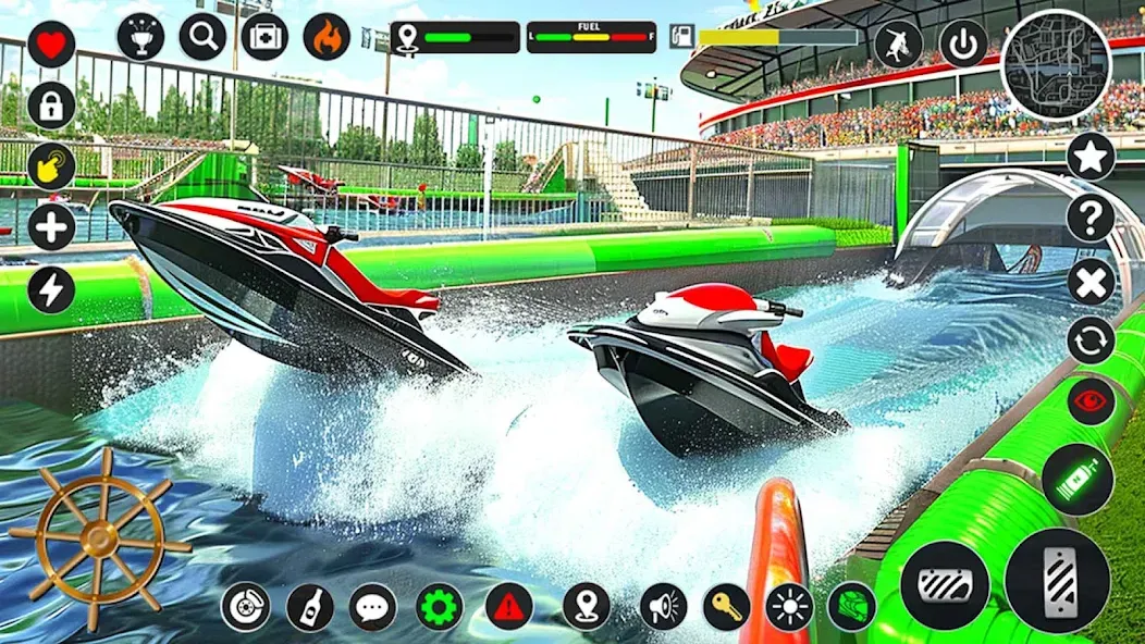 Взлом Jetski Boat Racing: Boat Games (Джетски Гонки на лодках)  [МОД Бесконечные монеты] — полная версия apk на Андроид screen 1