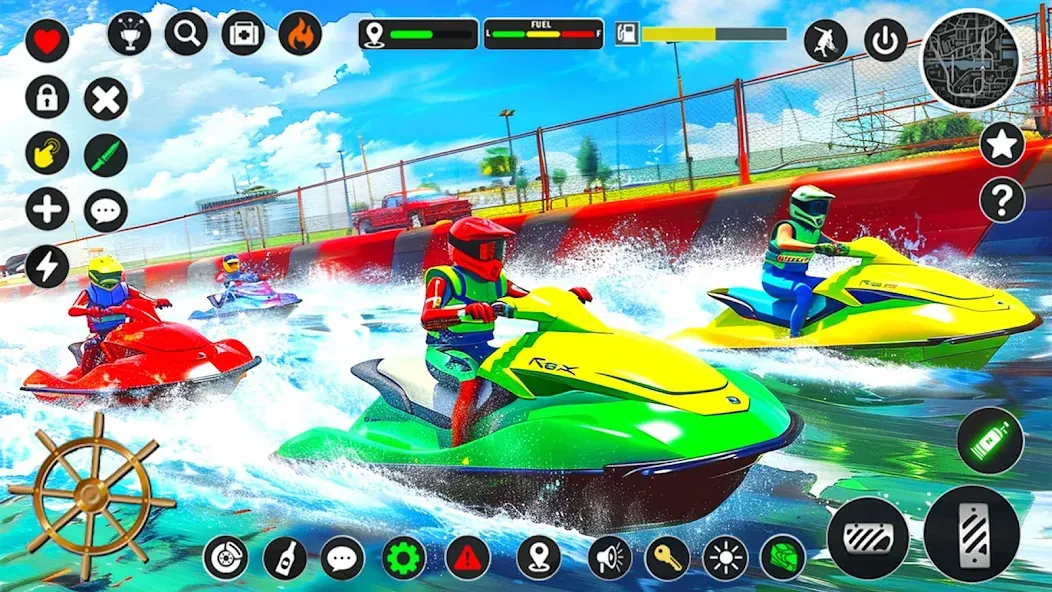 Взлом Jetski Boat Racing: Boat Games (Джетски Гонки на лодках)  [МОД Бесконечные монеты] — полная версия apk на Андроид screen 2