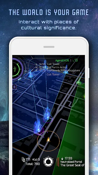 Взломанная Ingress Prime (Ингресс Прайм)  [МОД Бесконечные монеты] — полная версия apk на Андроид screen 1