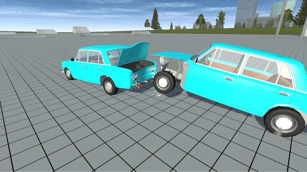 Взлом Simple Car Crash Physics Sim (Симулятор физики простого автомобильного столкновения)  [МОД Много монет] — последняя версия apk на Андроид screen 4