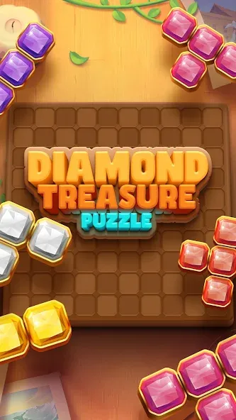 Скачать взлом Diamond Treasure Puzzle (Даймонд Треже Пазл)  [МОД Unlimited Money] — стабильная версия apk на Андроид screen 1