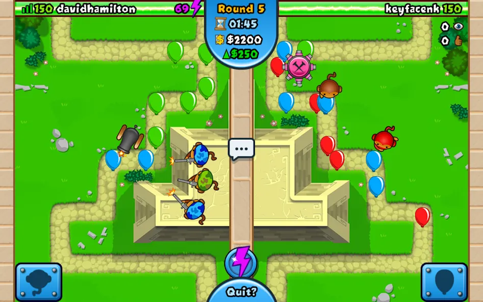 Скачать взломанную Bloons TD Battles (Блунс ТД Батлз)  [МОД Много денег] — полная версия apk на Андроид screen 2