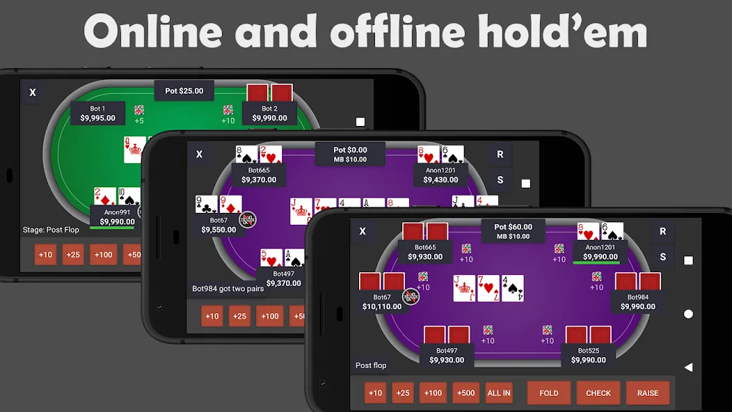 Взломанная Poker Pocket Poker Games (Покер Покет)  [МОД Бесконечные монеты] — полная версия apk на Андроид screen 1