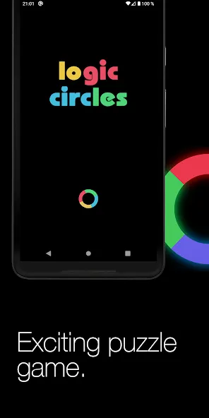 Скачать взломанную Logic circles. Puzzle game.  [МОД Unlocked] — стабильная версия apk на Андроид screen 1