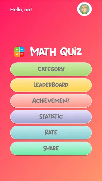 Взлом Math Quiz  [МОД Все открыто] — последняя версия apk на Андроид screen 1