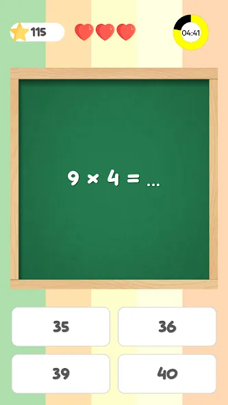 Взлом Math Quiz  [МОД Все открыто] — последняя версия apk на Андроид screen 4