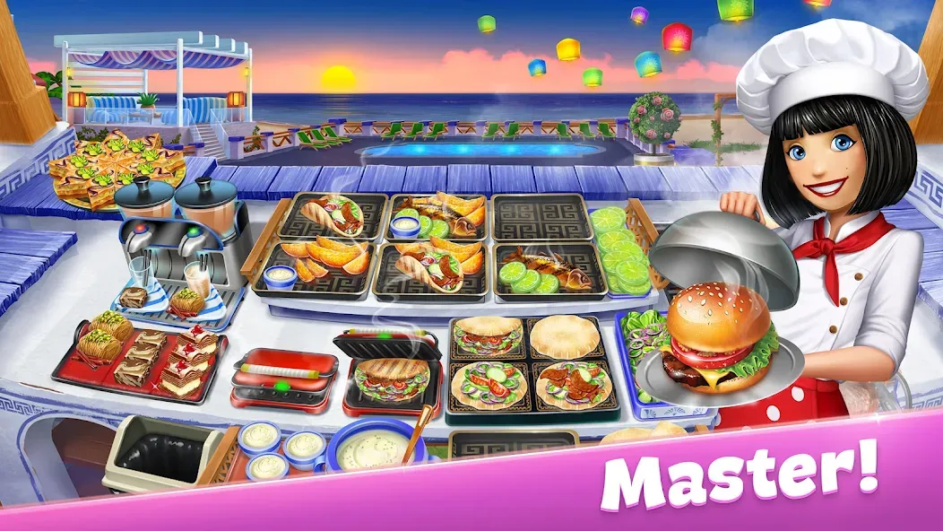 Скачать взломанную Cooking Fever: Restaurant Game  [МОД Menu] — полная версия apk на Андроид screen 3