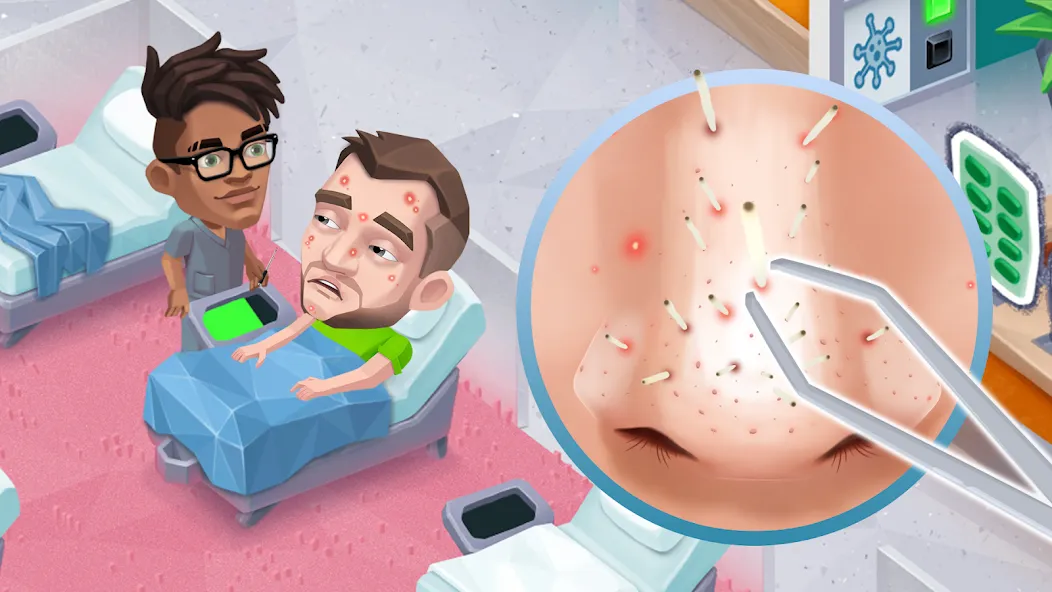 Скачать взлом Happy Clinic: Hospital Game  [МОД Бесконечные деньги] — стабильная версия apk на Андроид screen 3