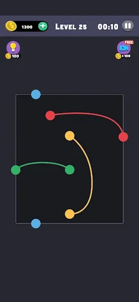 Взломанная Same Color: Connect Two Dots (Сейм Колор Дот)  [МОД Все открыто] — стабильная версия apk на Андроид screen 2