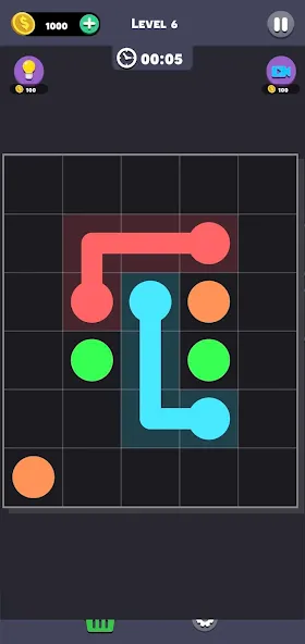 Взломанная Same Color: Connect Two Dots (Сейм Колор Дот)  [МОД Все открыто] — стабильная версия apk на Андроид screen 3