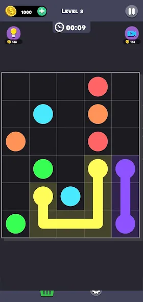 Взломанная Same Color: Connect Two Dots (Сейм Колор Дот)  [МОД Все открыто] — стабильная версия apk на Андроид screen 5