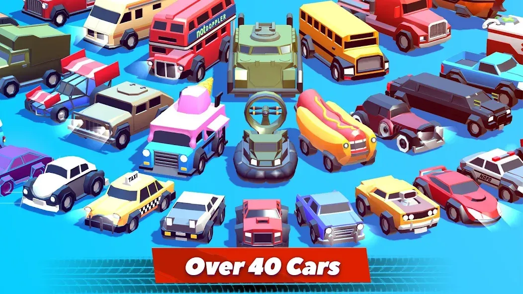 Взломанная Crash of Cars (Краш оф Карс)  [МОД Все открыто] — последняя версия apk на Андроид screen 4