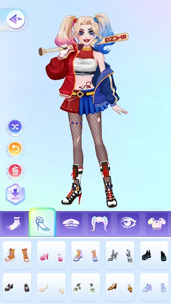 Скачать взломанную YoYa: Dress Up Fashion Girl (ЙоЯ)  [МОД Mega Pack] — полная версия apk на Андроид screen 2