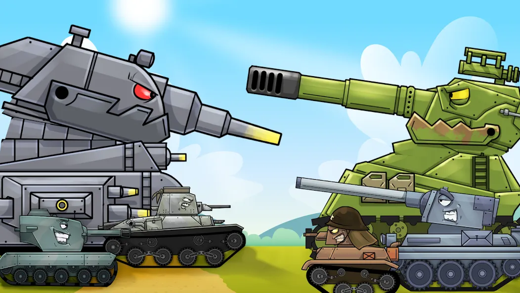 Взлом Merge Master Tanks: Tank wars (Мерж Танки)  [МОД Меню] — полная версия apk на Андроид screen 1