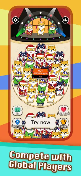 Взломанная Doggo Go — Meme, Match 3 Tiles (Догго Го)  [МОД Все открыто] — стабильная версия apk на Андроид screen 2