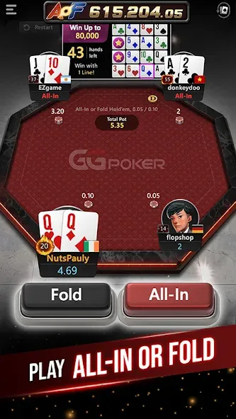 Взломанная GGPoker UK — Real Online Poker (Покер Великобритания)  [МОД Unlimited Money] — полная версия apk на Андроид screen 5