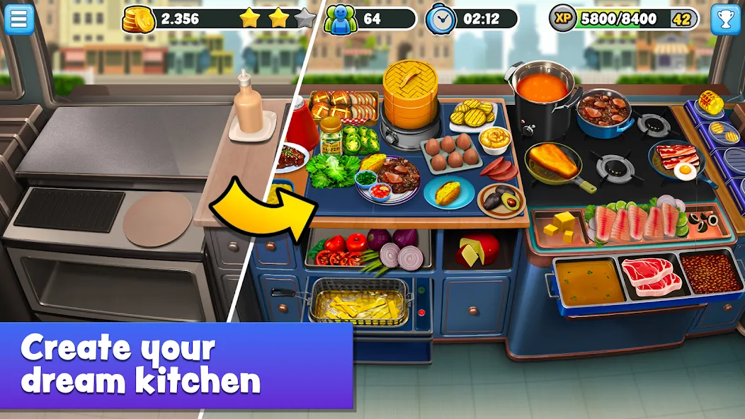 Взлом Food Truck Chef™ Cooking Games (Фуд Трак Шеф)  [МОД Бесконечные монеты] — последняя версия apk на Андроид screen 3