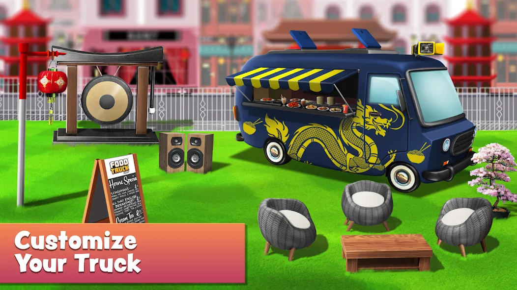 Взлом Food Truck Chef™ Cooking Games (Фуд Трак Шеф)  [МОД Бесконечные монеты] — последняя версия apk на Андроид screen 4