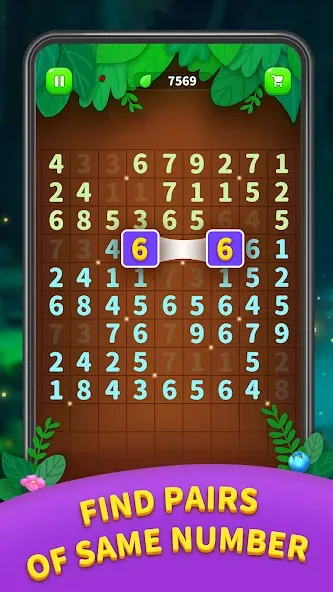 Взлом Number Match — Ten Pair Puzzle (Намбер Матч)  [МОД Много денег] — стабильная версия apk на Андроид screen 1