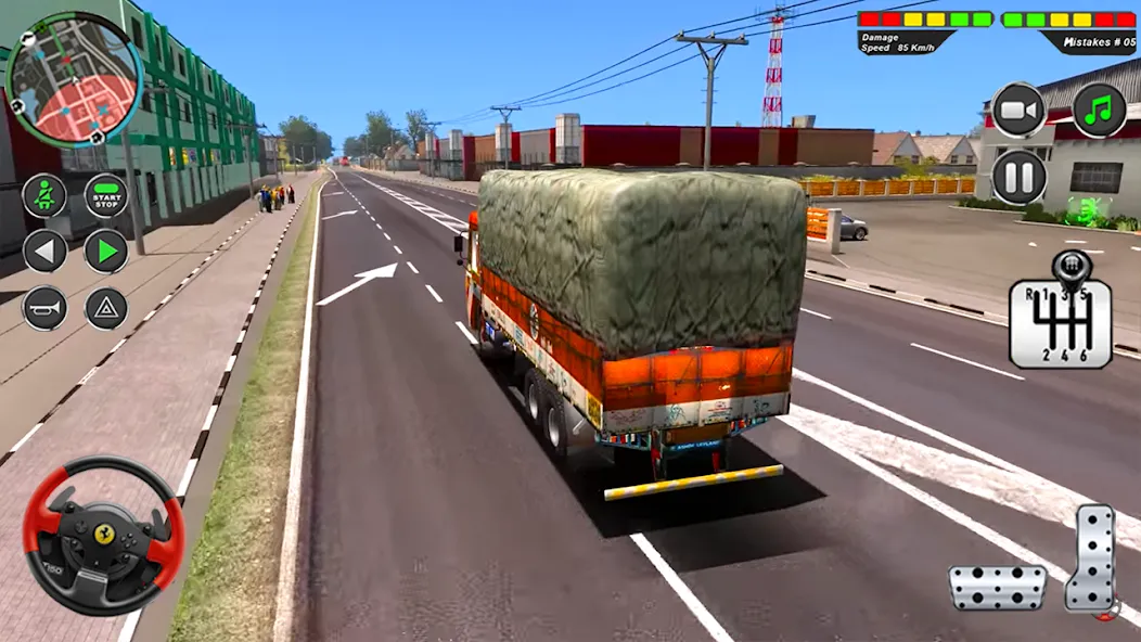 Взломанная Indian Heavy Truck Delivery 3D  [МОД Menu] — последняя версия apk на Андроид screen 2