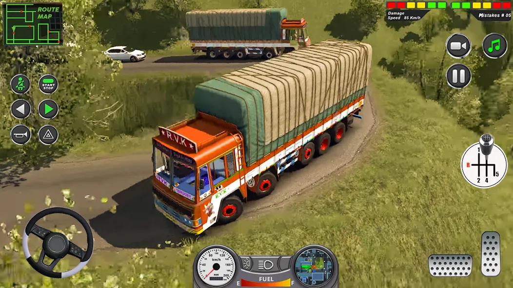 Взломанная Indian Heavy Truck Delivery 3D  [МОД Menu] — последняя версия apk на Андроид screen 3