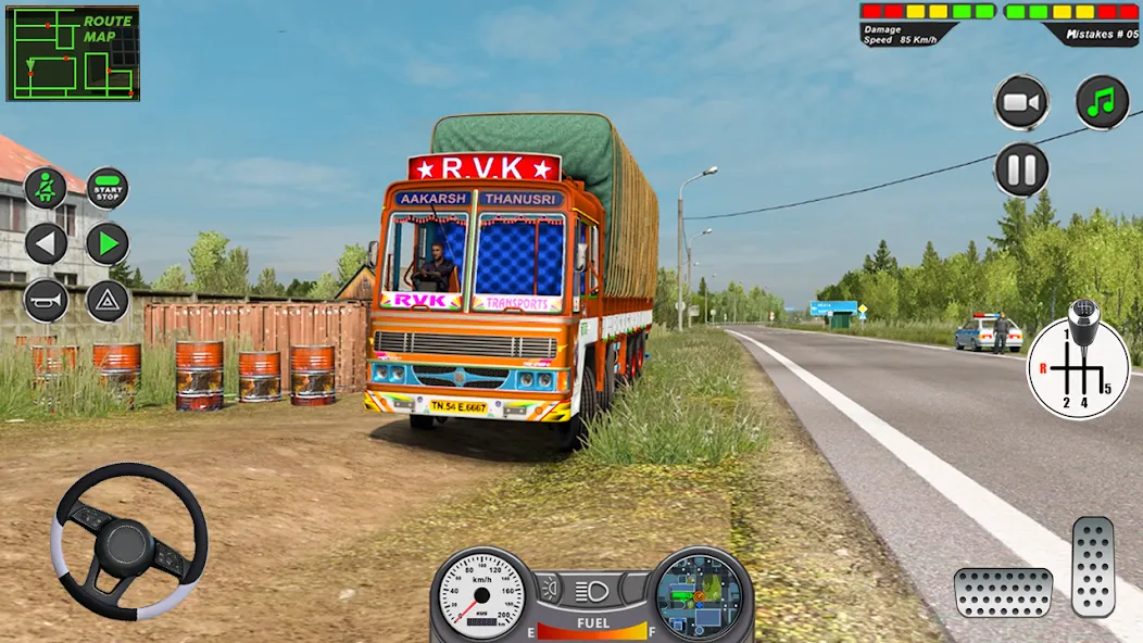 Взломанная Indian Heavy Truck Delivery 3D  [МОД Menu] — последняя версия apk на Андроид screen 5