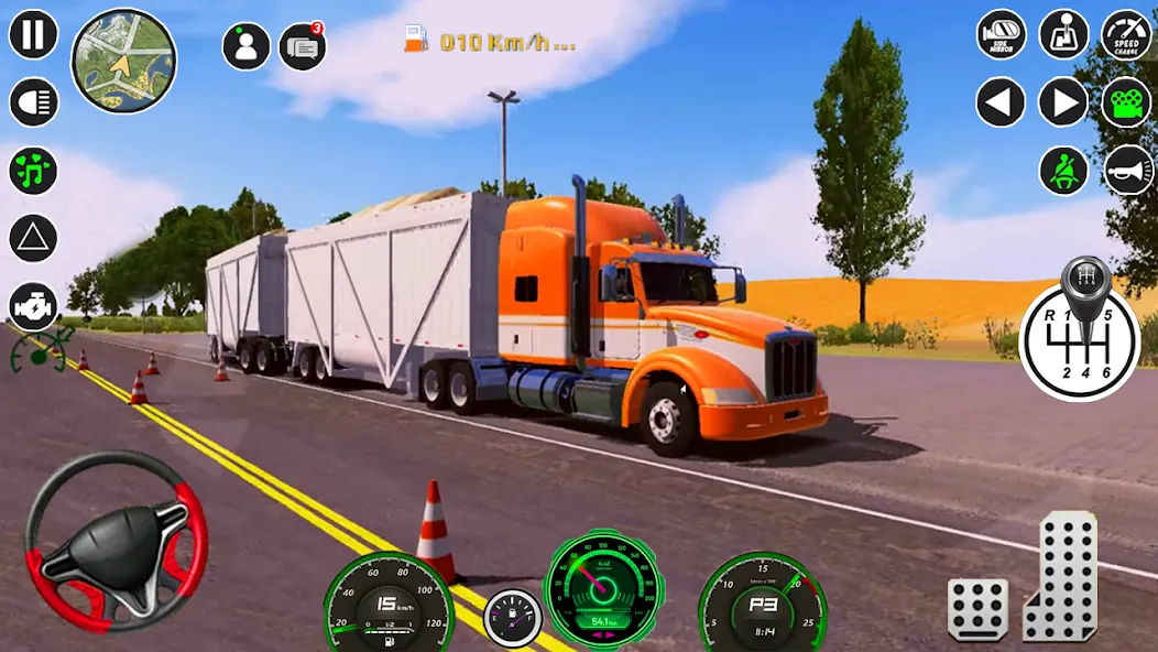 Взломанная American Cargo City Driving 3D  [МОД Unlimited Money] — последняя версия apk на Андроид screen 2