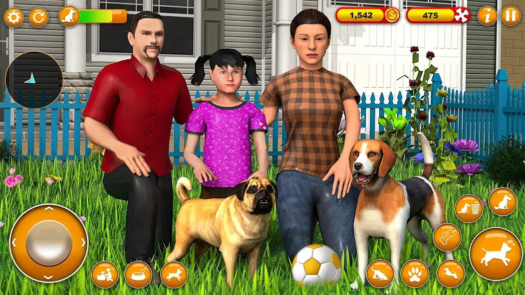 Скачать взлом Pet Dog Family Adventure Games  [МОД Меню] — последняя версия apk на Андроид screen 1