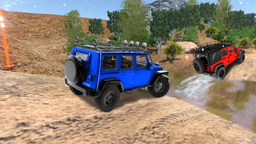 Взломанная 4X4 Offroad SUV Driving Games  [МОД Все открыто] — полная версия apk на Андроид screen 1