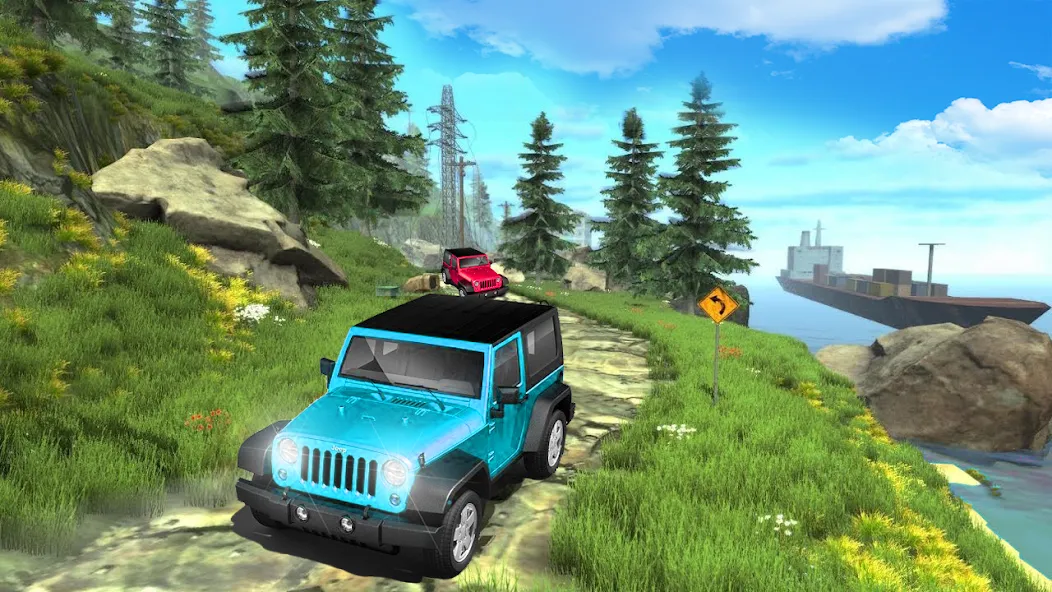 Взломанная 4X4 Offroad SUV Driving Games  [МОД Все открыто] — полная версия apk на Андроид screen 3