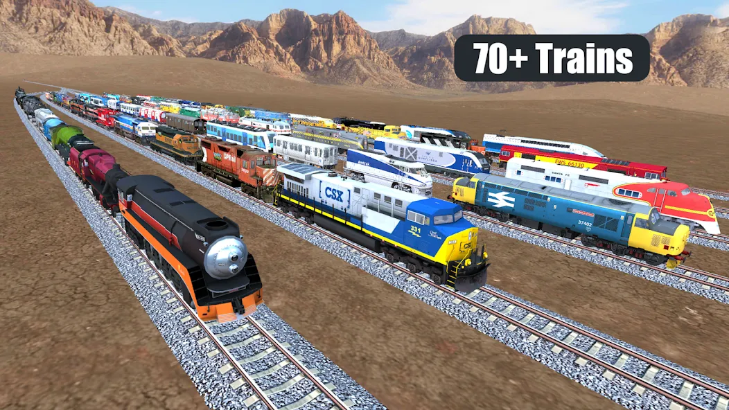 Взлом Train Sim (Трейн Сим)  [МОД Mega Pack] — полная версия apk на Андроид screen 1