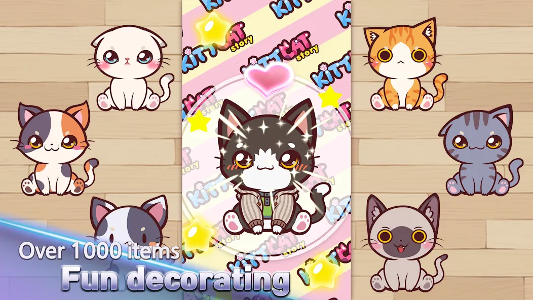 Взлом KittCat Story : Cat Maker (Киткэт Стори)  [МОД Много денег] — стабильная версия apk на Андроид screen 5