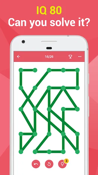 Скачать взломанную 1LINE –One Line with One Touch (ЛАЙН)  [МОД Меню] — последняя версия apk на Андроид screen 2