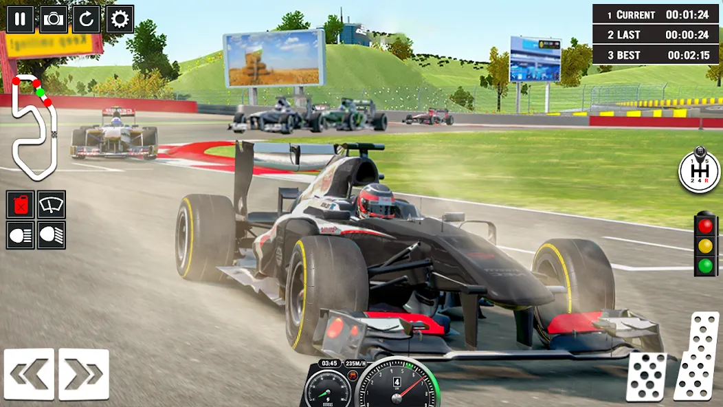 Скачать взломанную Formula Racing Car Racing Game  [МОД Menu] — полная версия apk на Андроид screen 2