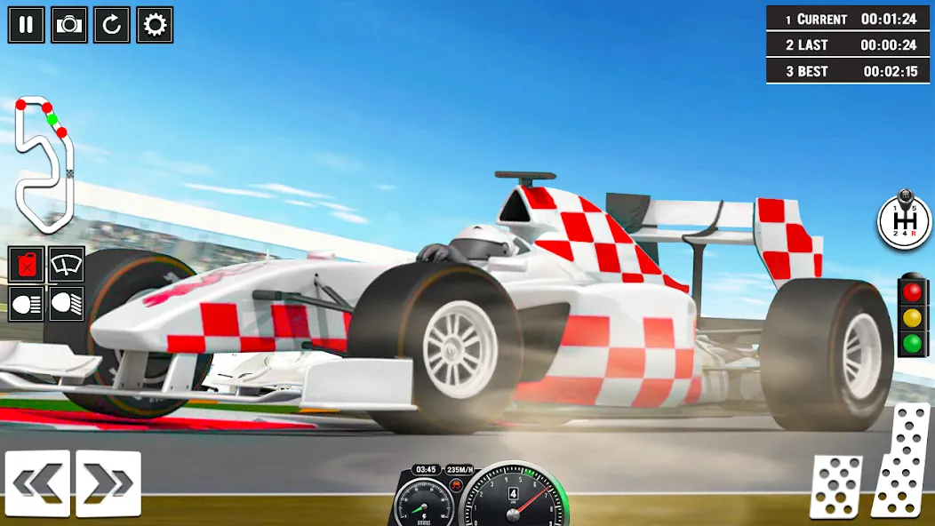 Скачать взломанную Formula Racing Car Racing Game  [МОД Menu] — полная версия apk на Андроид screen 4