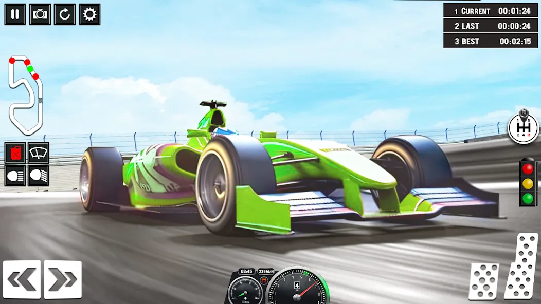 Скачать взломанную Formula Racing Car Racing Game  [МОД Menu] — полная версия apk на Андроид screen 5