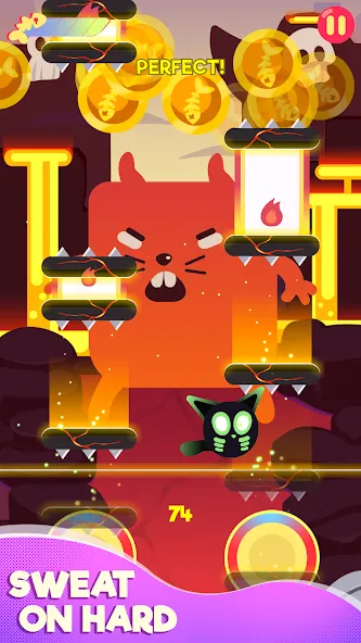 Взломанная Cringe the Cat — Music Game  [МОД Много денег] — стабильная версия apk на Андроид screen 4