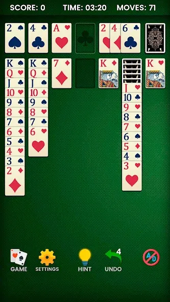 Взломанная Klondike Solitaire (Клондайк солитер)  [МОД Menu] — стабильная версия apk на Андроид screen 4