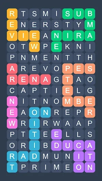 Скачать взломанную Word Search — Evolution Puzzle  [МОД Бесконечные монеты] — полная версия apk на Андроид screen 4