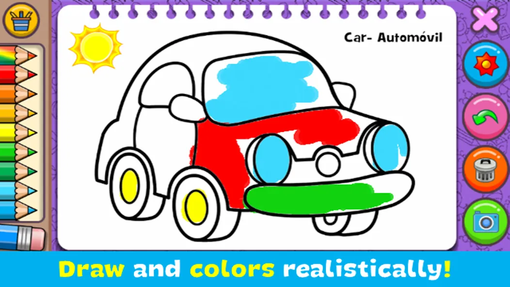 Взломанная Coloring & Learn  [МОД Меню] — полная версия apk на Андроид screen 1