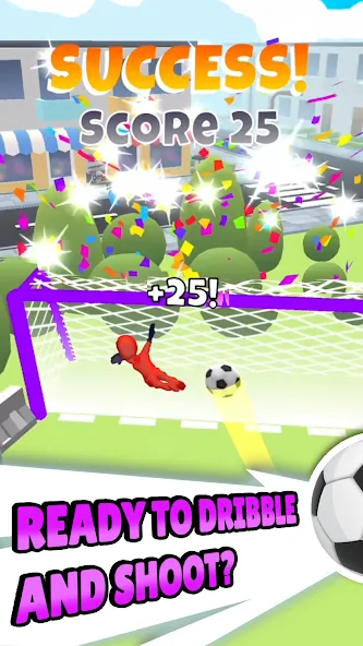 Скачать взлом Crazy Kick! Fun Football game  [МОД Бесконечные монеты] — последняя версия apk на Андроид screen 2