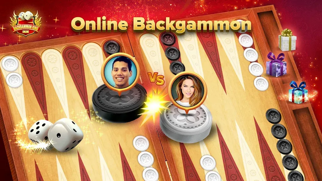 Взлом Backgammon King Online  [МОД Unlimited Money] — полная версия apk на Андроид screen 1