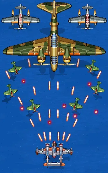 Скачать взломанную 1945 Air Force: Airplane games (тысяча девятьсот сорок пять)  [МОД Menu] — последняя версия apk на Андроид screen 3