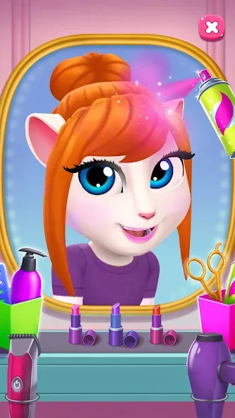 Взлом My Talking Angela 2  [МОД Бесконечные деньги] — стабильная версия apk на Андроид screen 2