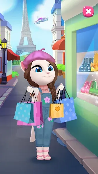 Взлом My Talking Angela 2  [МОД Бесконечные деньги] — стабильная версия apk на Андроид screen 4