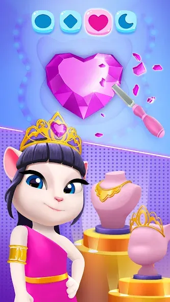 Взлом My Talking Angela 2  [МОД Бесконечные деньги] — стабильная версия apk на Андроид screen 5